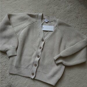 Jamie Kay kids size 8 Tan Cardigan Sweater